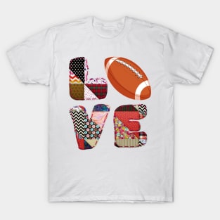 Love Football design T-Shirt